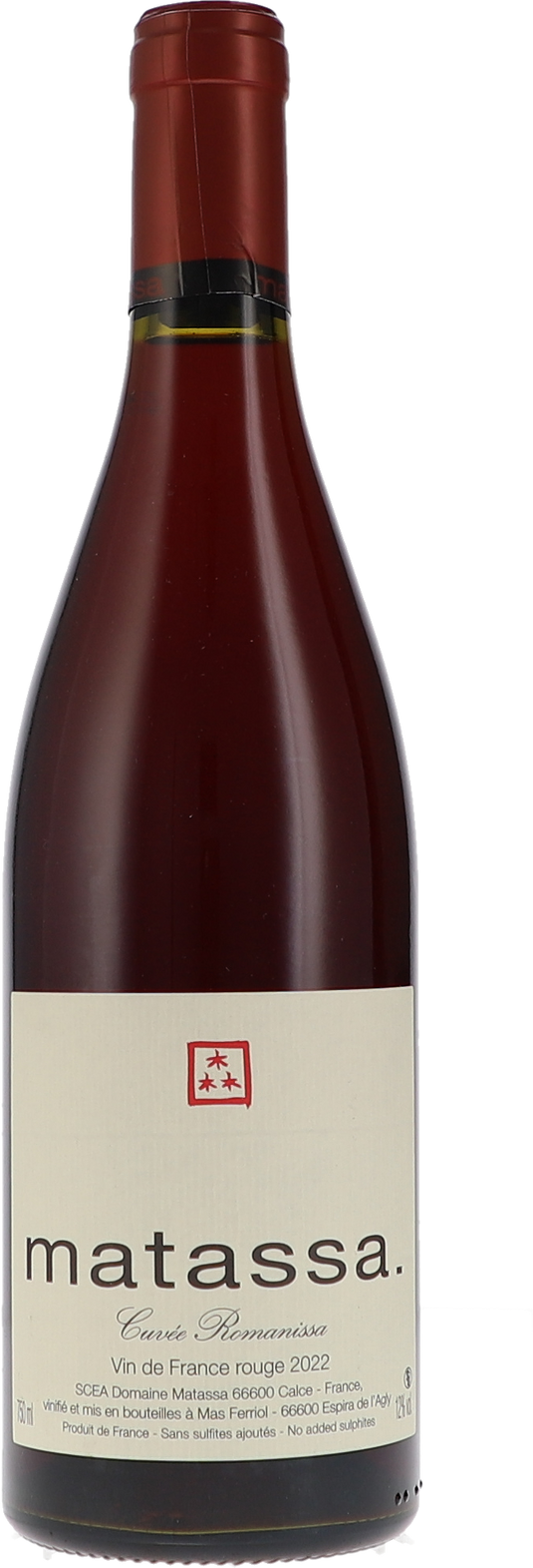 Cuvée Romanissa VdF rouge