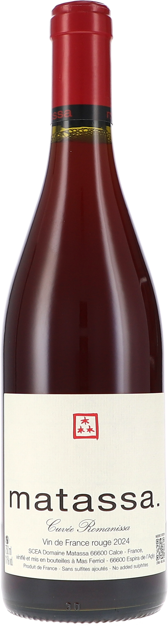 Cuvée Romanissa VdF rouge