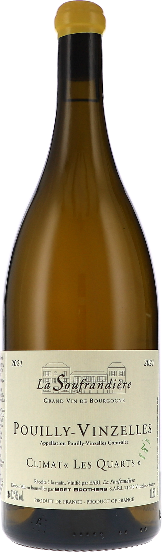 Pouilly-Vinzelles Climat "Les Quarts" Zen AOC 1,5L