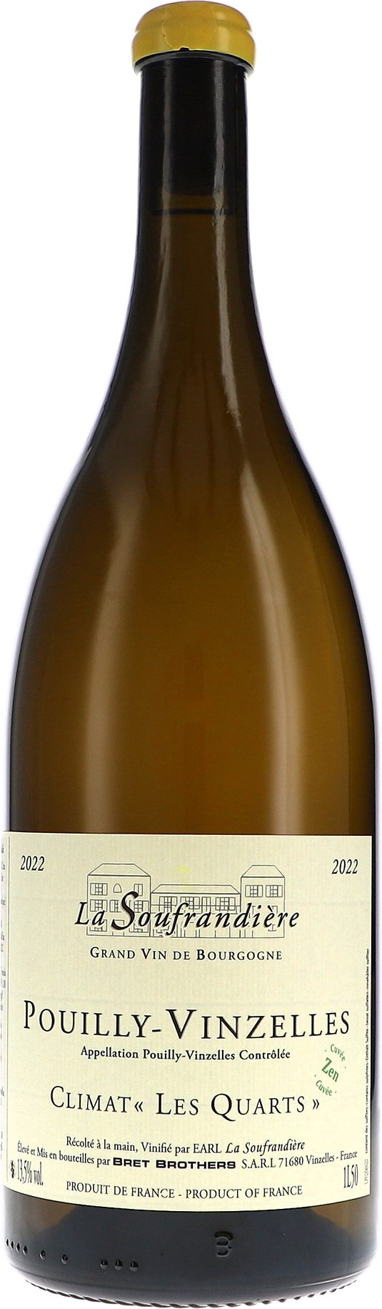 Pouilly-Vinzelles Climat "Les Quarts" Zen AOC 1,5L