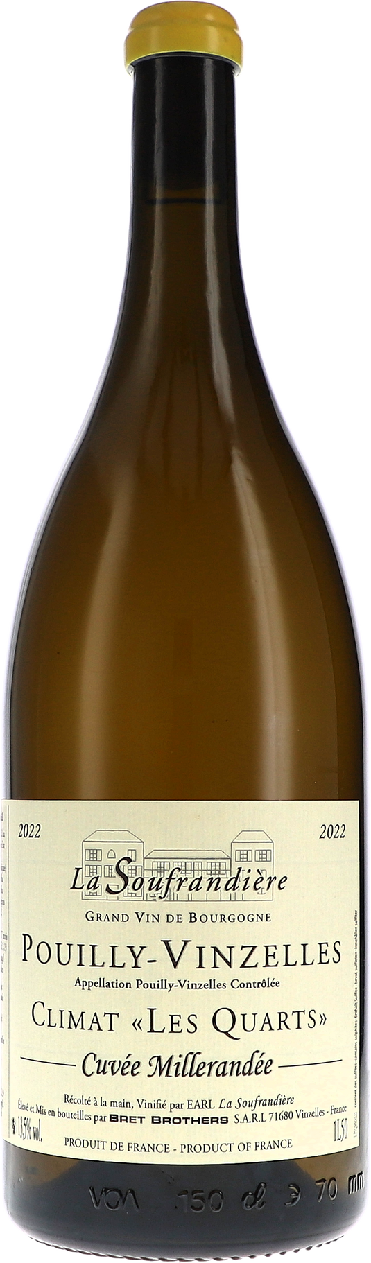 Pouilly-Vinzelles Climat "Les Quarts" Cuvée Millerandée AOC 1,5L