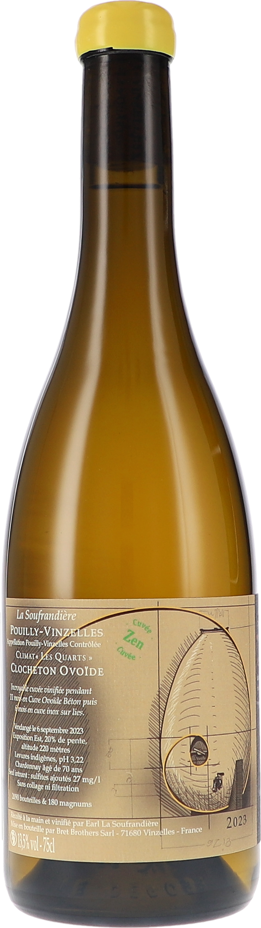 Pouilly-Vinzelles Climat "Les Quarts" Clocheton Ovoide Zen AOC