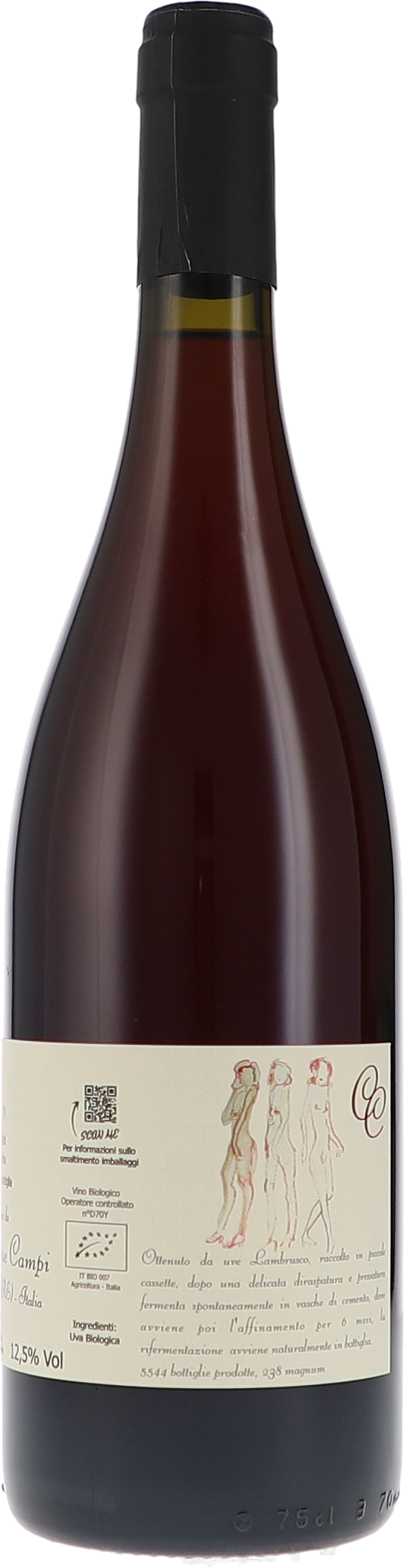 Fuorleggero, Rosato Frizzante, Emilia Lambrusco IGT