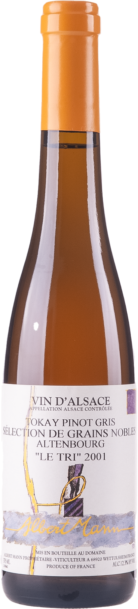 Pinot Gris Altenbourg, Le Tri, Sélection de Grains Nobles