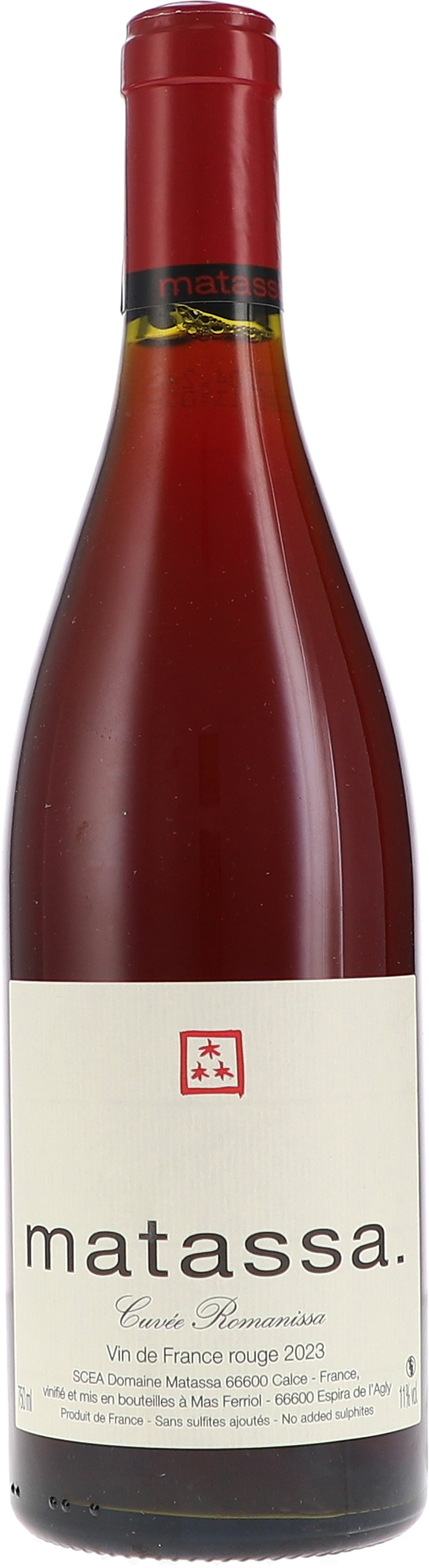 Cuvée Romanissa VdF rouge