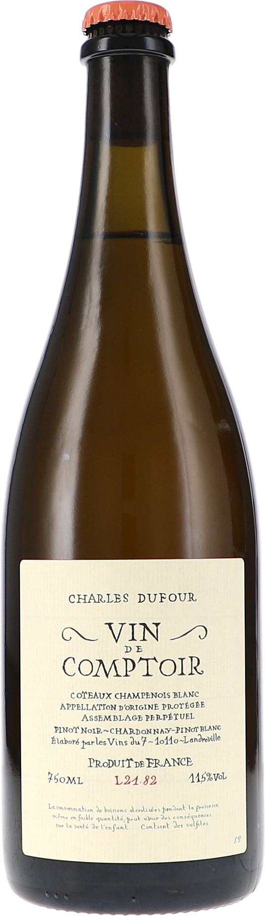 Vin de Comptoir Blanc L21.82, Coteaux Champenois